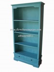 lemari buku minimalis terbaru 2 laci new blue 2 drawer bookcase